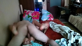 Теперь уже бывшая женушка прыгает на толстом хуйке любовника